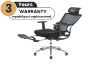 Picture of RIN Height Adjustable Mesh Office Chair with Hard Footrest