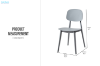 Picture of SOKAR Dining Chair - UV, Water & Moisture Resistance