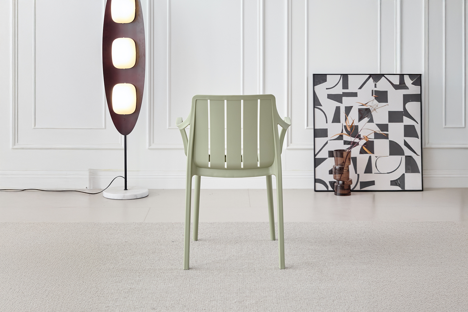 TUFEX Dining Chair - UV, Water & Moisture Resistance (Green)