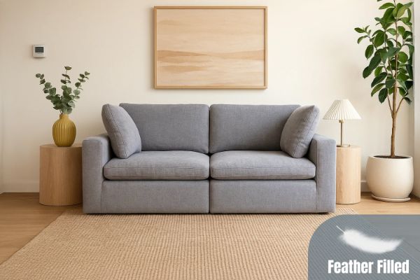 Picture of FAIRFIELD Feather-Filled Sectional Modular Sofa Range - 2PC Combo Set (Cornerx2)