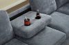 Picture of OSAKA Sectional Sofa (Grey) - Chaise Facing Left without Ottoman