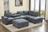 Picture of OSAKA Sectional Sofa (Grey) - Chaise Facing Left without Ottoman