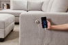 Picture of OSAKA Sectional Sofa (Beige) - Chaise Facing Right without Ottoman