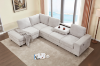 Picture of OSAKA Sectional Sofa (Beige) - Chaise Facing Left without Ottoman