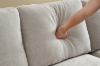 Picture of OSAKA Sectional Sofa (Light Color) - Chaise Facing Left without Ottoman
