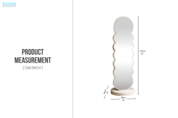 Picture of TOVIA H170 Swivel Base Stand Mirror