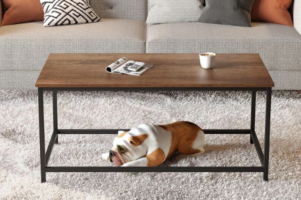 Picture of GASTON 80 Coffee Table (Walnut Colour)