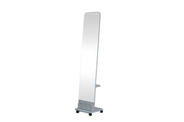 Picture of AURELA H172 Movable Mirror With 2-Tier Shelves and Wheels