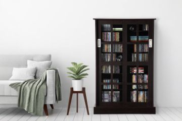 Picture of BOWERY 125X81CM Sliding Door Glass Display Cabinet