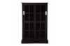 Picture of BOWERY 81x125cm Sliding Door Glass Display Cabinet/CD Storage Shelf