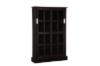 Picture of BOWERY 81x125cm Sliding Door Glass Display Cabinet/CD Storage Shelf