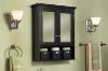 Picture of ALLEN 2-Door Mirrored Bathroom Wall Cabinet (Espresso)