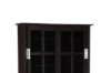 Picture of BOWERY 81x125cm Sliding Door Glass Display Cabinet/CD Storage Shelf