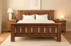 Picture of FLINDERS Solid Pine Wood Bed Frame in Queen/King Size