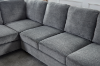 Picture of LIBERTY Premium Sectional Sofa (Light Grey) - Chaise Facing Left with Storage Ottoman
