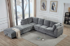 Picture of LIBERTY Premium Sectional Sofa (Light Grey) - Chaise Facing Left