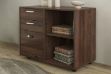 Picture of CRUZ Mobile File Cabinet with Password Lock & Wheels (Brown)