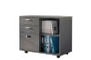 Picture of CRUZ Mobile File Cabinet with Password Lock & Wheels (Grey)