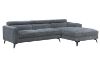 Picture of Frankfurt Sectional Fabric Sofa (Grey) - Chaise Facing Right