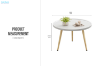 Picture of SAYGORE D60 Side Table (Off White)