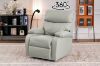 Picture of NUVIA 360° Swivel Manual Recliner Lounge Chair with Mobile Holder (Grey)