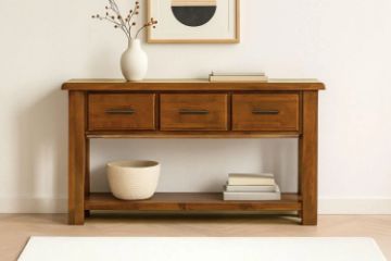 Picture of FLINDERS Solid Pine Wood Hall Table 