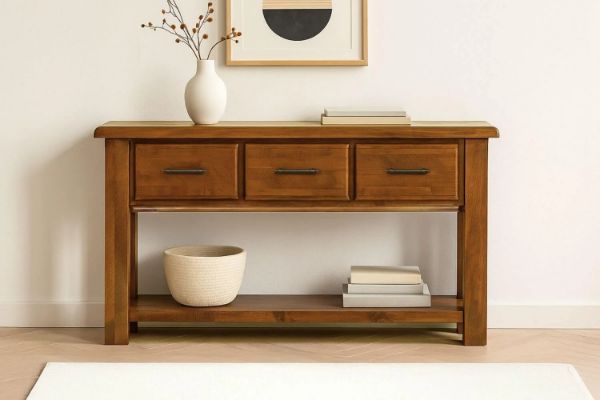 Picture of FLINDERS Solid Pine Wood Hall Table 