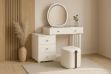 Picture of KALINA 5-Drawer Dressing Table with LED Mirror and Zerra Makeup Stool