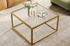 Picture of TOBAGO 68 Square Ribbed Tempered Glass Coffee Table