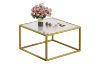 Picture of TOBAGO 68 Square Ribbed Tempered Glass Coffee Table