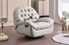 Picture of SANO 360° Swivel Manual Recliner Lounge Chair with Mobile Holder (Beige)