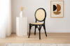 Picture of DORSEY Dining Chair with Rattan Seat (Black)