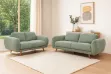 Picture of HELSINKI 3/2 Seater Fabric Sofa Range (Light Olive)