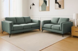 Picture of MARLOW Fabric Sofa Range (Moss Green) - 3+2 Seater