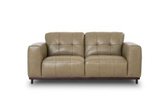 Picture of KALONA 3/2/1 Seater 100% Genuine Leather Sofa Range (Taupe) - 2 Seater