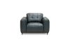 Picture of KALONA 3/2/1 Seater 100% Genuine Leather Sofa Range (Dark Blue)