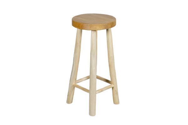 Picture of KOEN H75 Teak Wood Bar Stool
