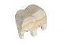 Picture of 655-014 Teak Wood Sculptural Elephant Decoration