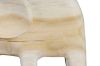 Picture of 655-014 Teak Wood Sculptural Elephant Decoration