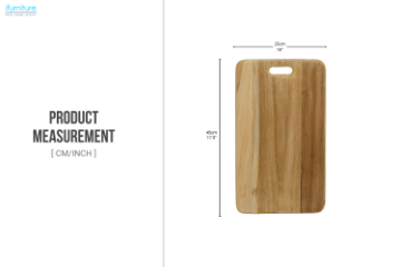 Picture of TIPPY 45x25cm Teak Wood Cutting Board