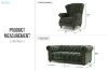 Picture of BAMBURGH 3/1 Seater Chesterfield Sofa Range