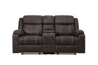 Picture of TANDY Manual Reclining Sofa Range - 2 Seat with Cup Holders and Storage (2RRC)
