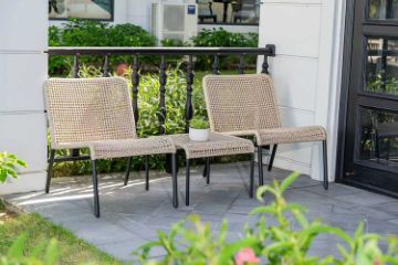 Picture of REALYN 3PC Outdoor Wicker Lounge Set