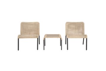Picture of REALYN 3PC Outdoor Wicker Lounge Set