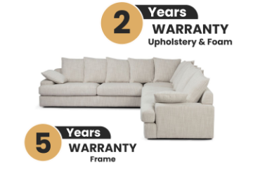 Picture of MOANA Feather-Filled Corner Fabric Sofa