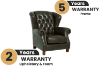Picture of BAMBURGH 100% Genuine Leather Chesterfield Armchair