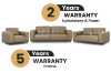 Picture of KALONA 3/2/1 Seater 100% Genuine Leather Sofa Range (Taupe)