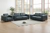 Picture of KALONA 3/2/1 Seater 100% Genuine Leather Sofa Range (Dark Blue)