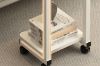 Picture of HONEYBEAR 2-Tier Side Table with Wheels