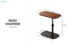 Picture of PLAINO 360° Rotating Top Height Adjustable Side Table
